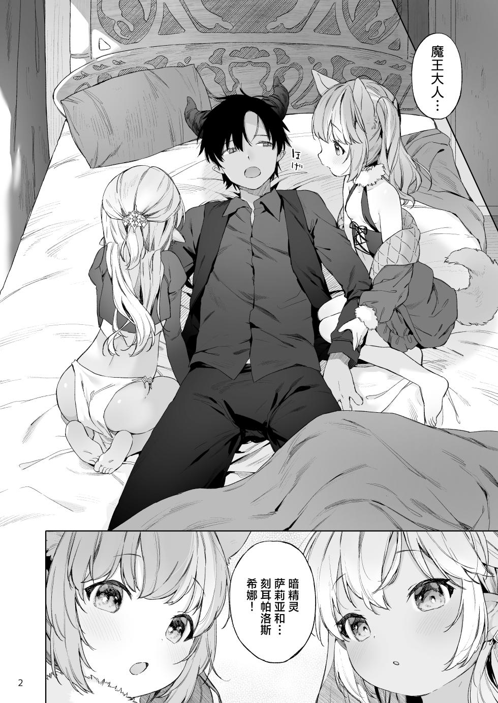 [ANCHOR (Mutou Mato)] Maou-sama! Mazoku Fukkatsu ni wa Kozukuri shika Arimasen! | 魔王大人！要让魔族复兴的,除了生孩子外,没别的办法了！[Chinese] [白杨汉化组] [Digital] - Page 4