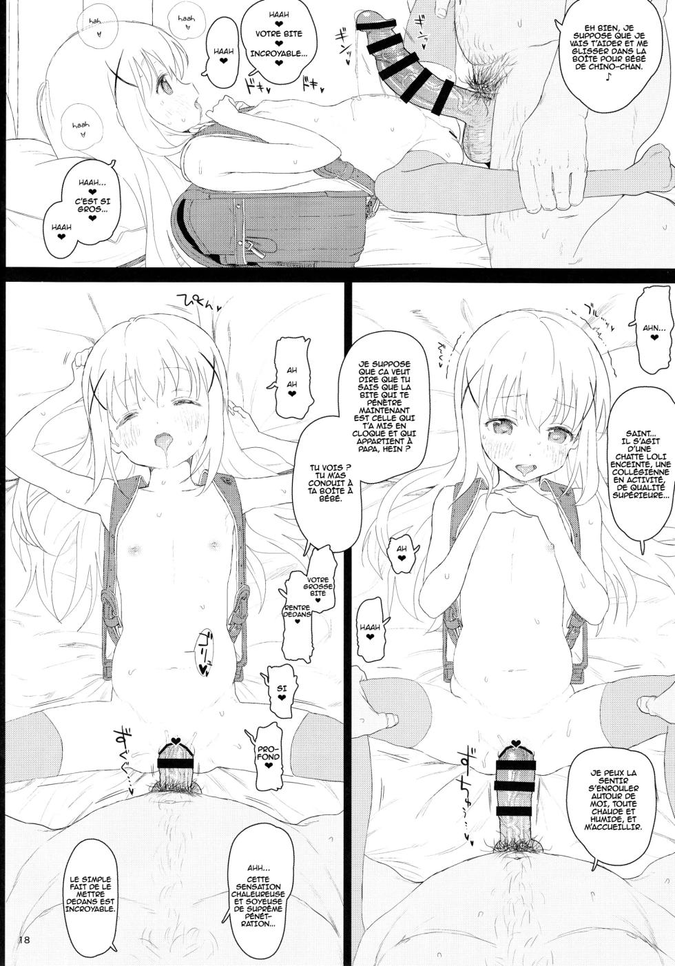 (C93) [2nd color (Typehatena)] Chimametai ga Tabegoro datta no de Oishiku Itadaichaimashita (Gochuumon wa Usagi desu ka?) [French] [Harmitt] - Page 18