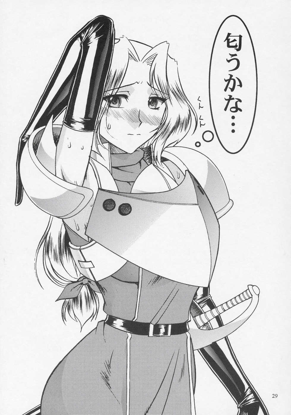 (C69) [SEMEDAIN G (Mizutani Minto, Mokkouyou Bond)] SEMEDAIN G WORKS vol.27 - Ichiroku (Samurai Spirits) - Page 28