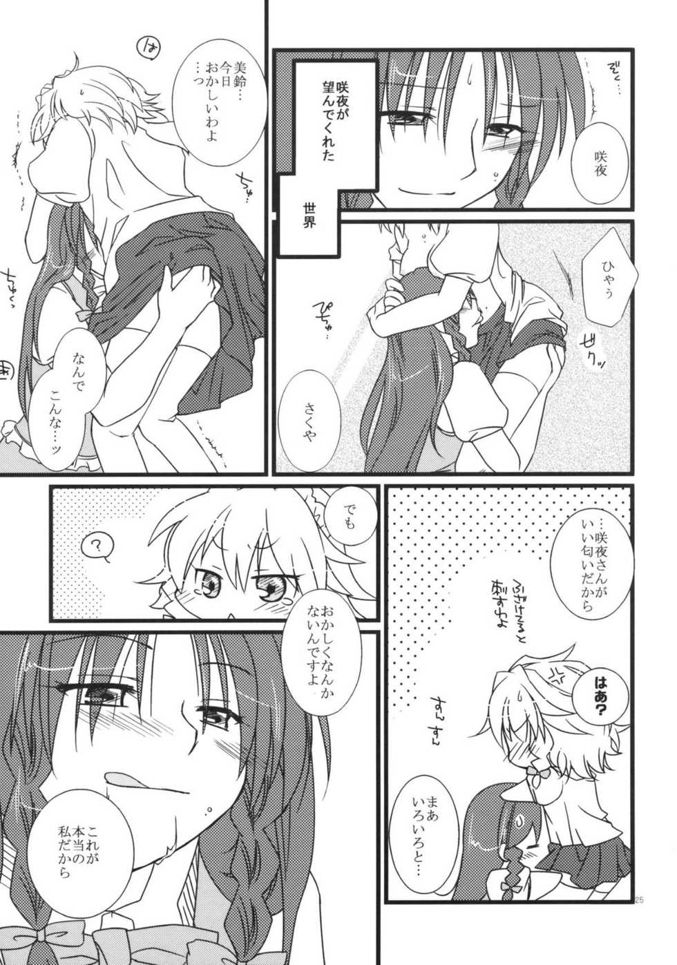 (C78) [DOORS, UA (sakura, Teramoto Kaoru)] Under the Rose (Touhou Project) - Page 25