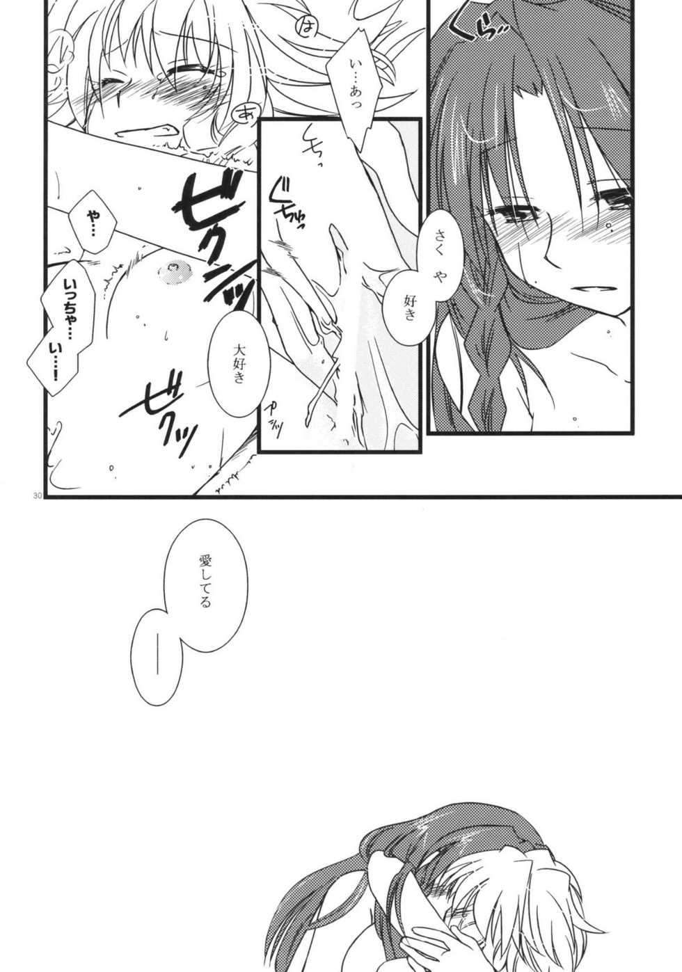 (C78) [DOORS, UA (sakura, Teramoto Kaoru)] Under the Rose (Touhou Project) - Page 30