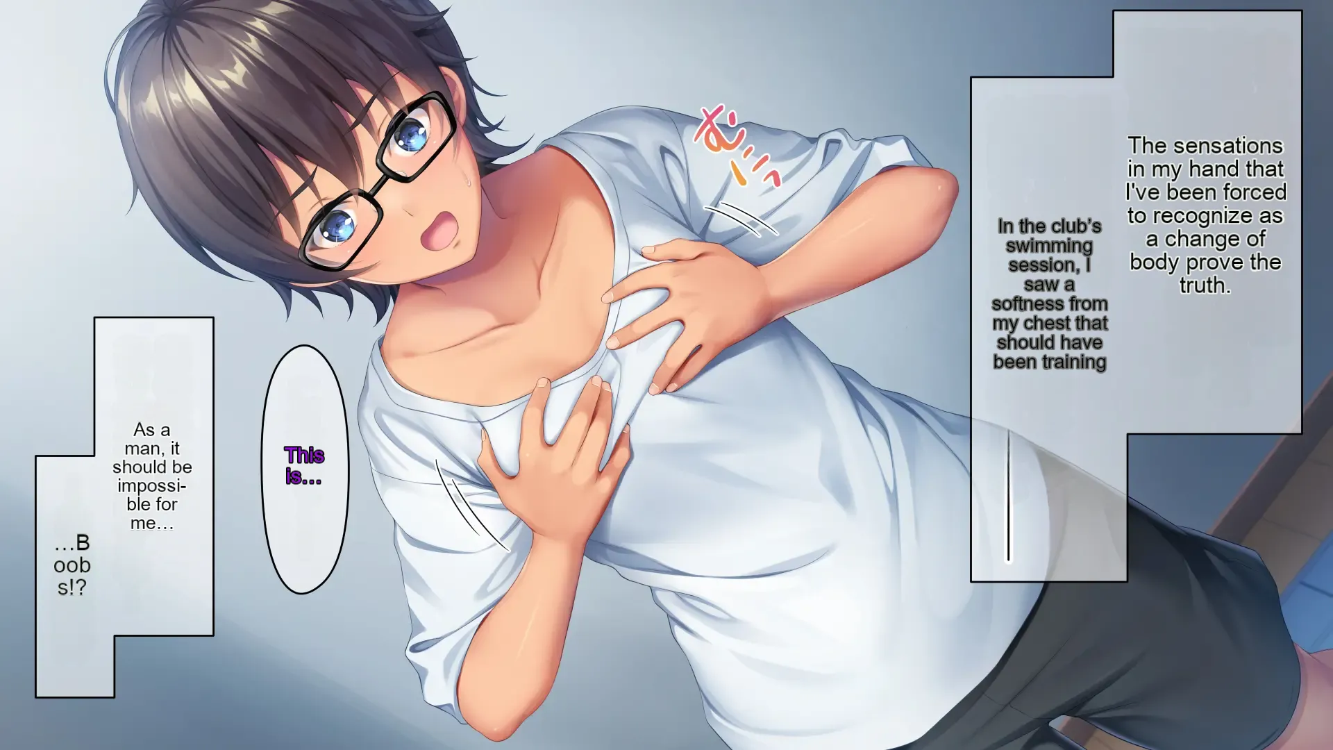 [TSF no F (Nametakenoko)] Kibishikute Majime na Onii-chan ga Amaama de Ecchi na Onee-chan ni Nacchau Ohanashi | A strict, serious older brother who's going to become a big sister. [English] - Page 32
