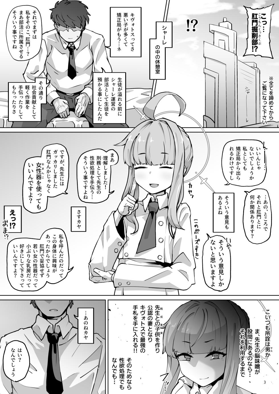 [Mentsukidou (Shimuro)] Kussakubu Chojinhen (Blue Archive) [Digital] - Page 2
