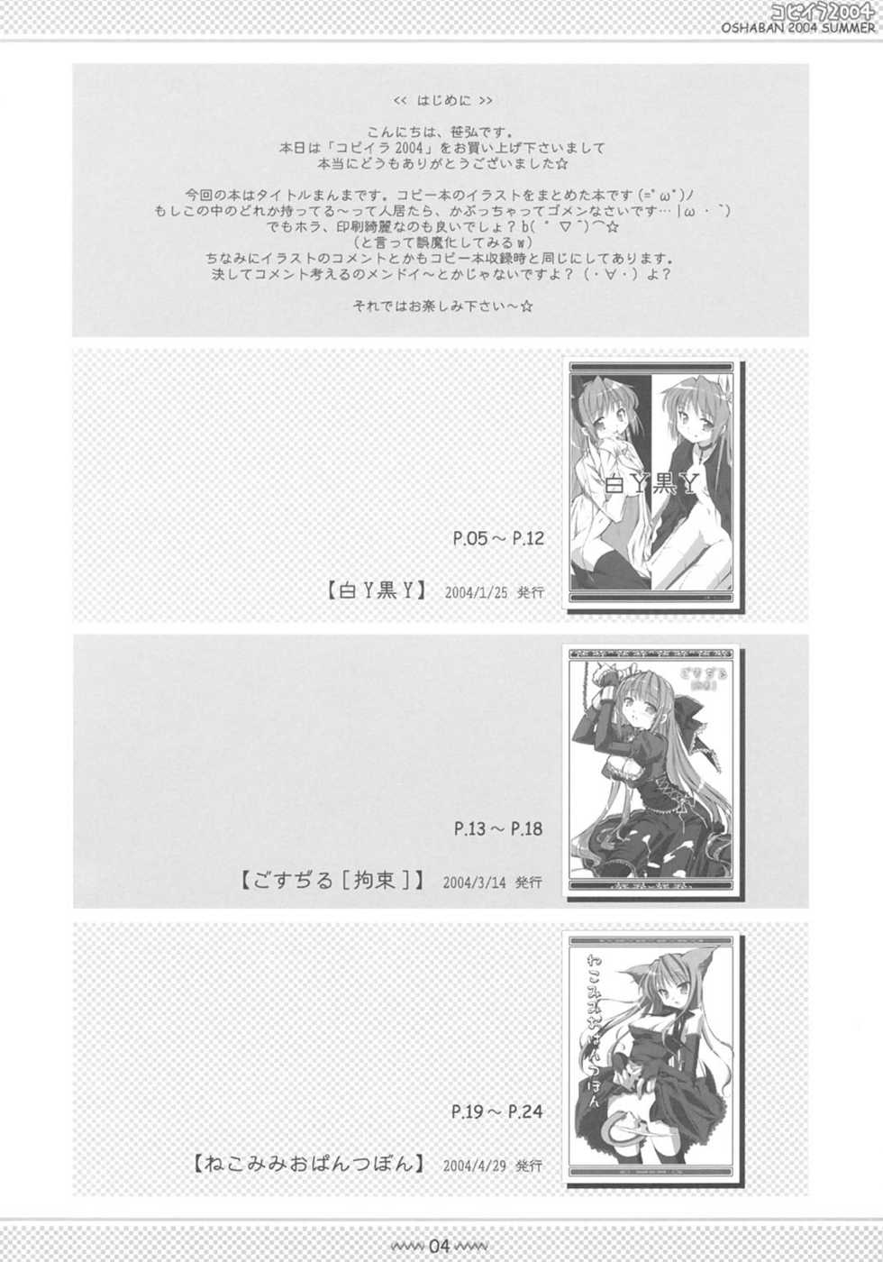 (C66) [OSHABAN (Sasahiro)] CopyIllu 2004 - Page 3