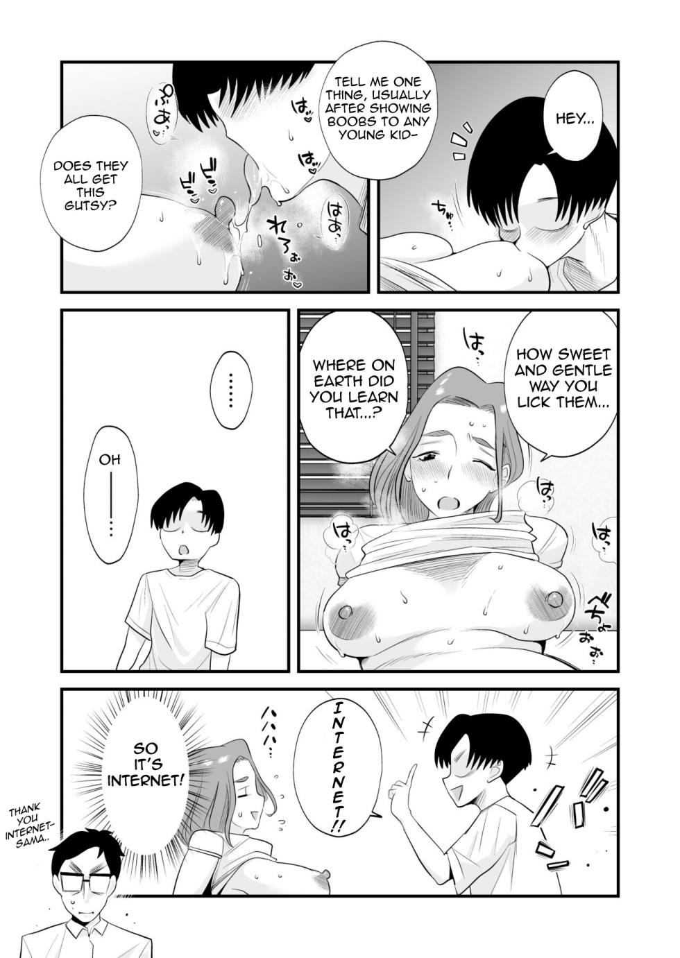[Haitoku Sensei] Chichioya Kounin! Hasegawa-san Chi no Oyako Kankei [English] [Mob 100 translation] - Page 35