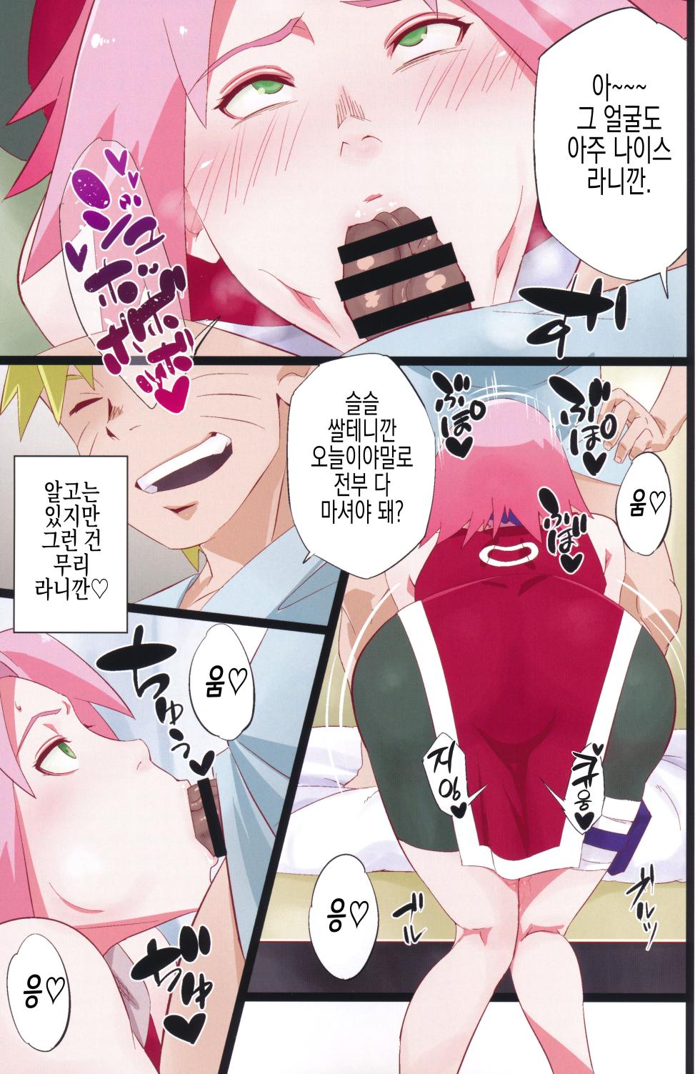 (C103) [Karakishi Youhei-dan Shinga (Sahara Wataru)] NARUTOP PINK (Naruto) [Korean] [실루엣21] - Page 6