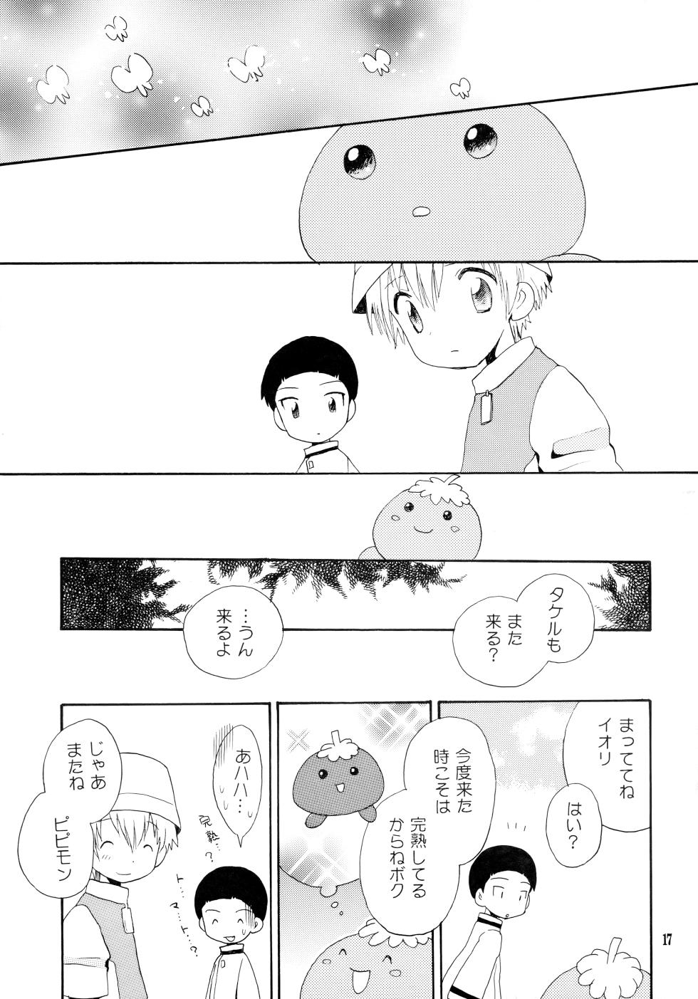 [Kuruguru DNA (Hilo Hoshiai)] Yorokobi mo Kanashimi mo Ikutoshitsuki (Digimon Adventure 02) - Page 16
