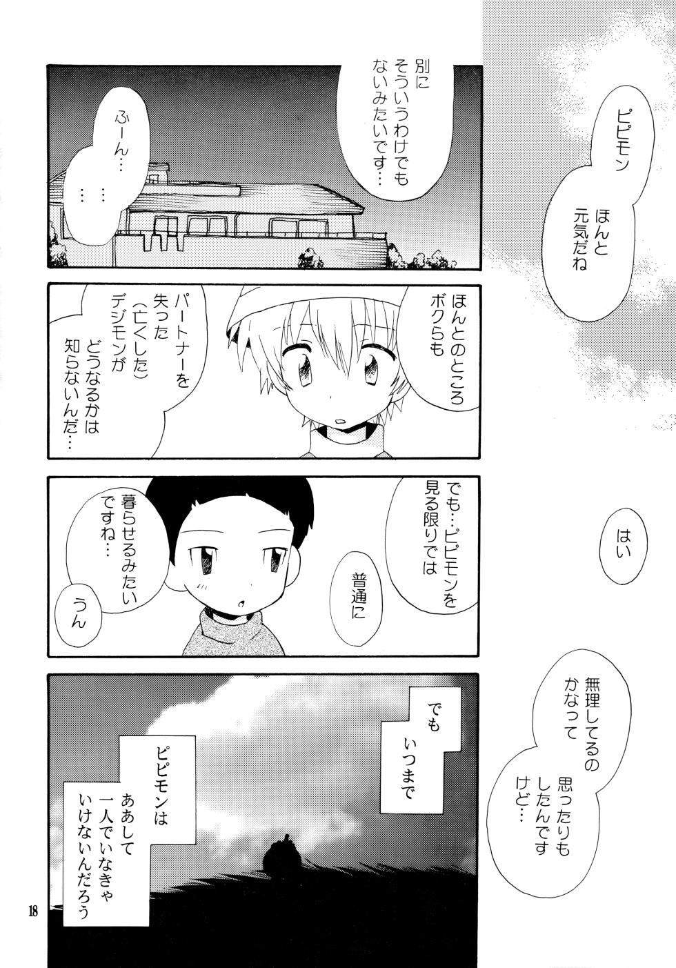 [Kuruguru DNA (Hilo Hoshiai)] Yorokobi mo Kanashimi mo Ikutoshitsuki (Digimon Adventure 02) - Page 17