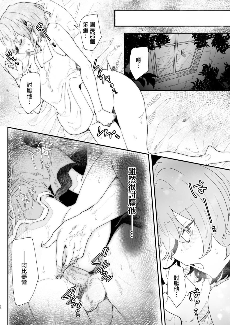 [Nayuta no Hakobune (Shishikura Sendou)] Danchou nante Daikirai desu! | 最讨厌团长了! [Chinese][暗狼去碼][Decensored][Digital] - Page 9