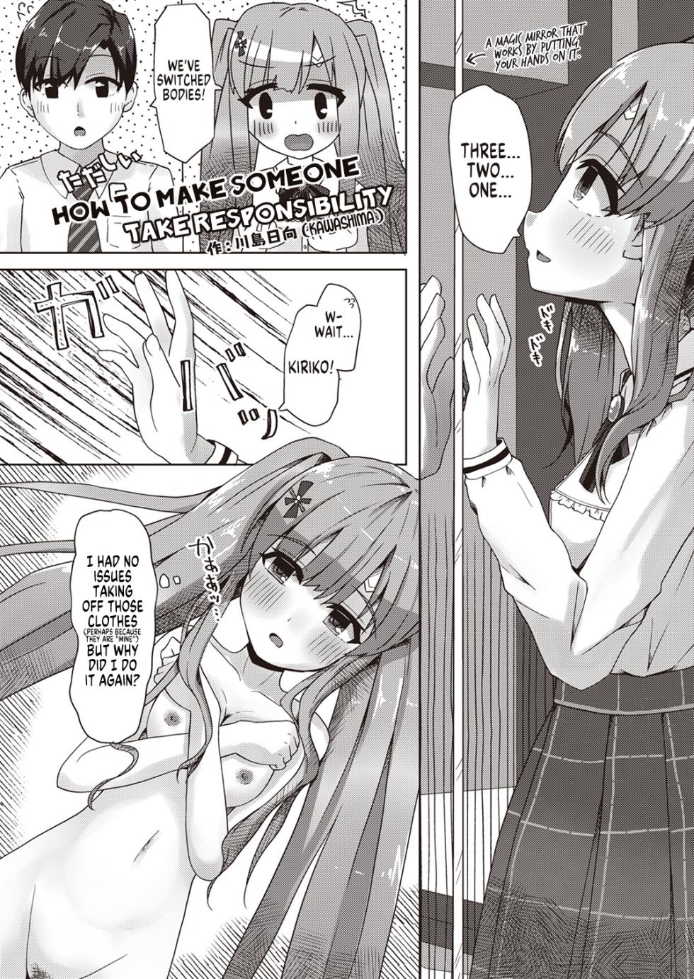 [Kawashima] How to Make Someone Take Responsibility (Shinymas TS Goudou) (THE iDOLM@STER Shiny Colors) [English] [GTF] - Page 1
