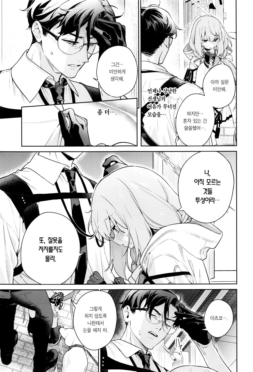 (C103) [Ozitan Yasan (Mameojitan)] Oshiete, Sensei | 가르쳐줘, 선생님 (Blue Archive) [Korean] [Team Edge] - Page 8