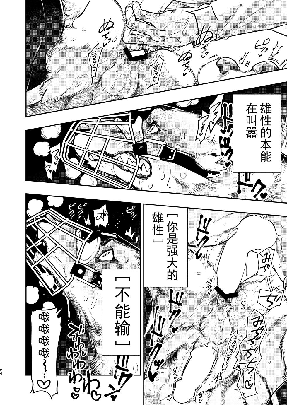 [GiGiGi Myou (Hayami Kuro)] Ookami Juujin, Ningen Fuuzoku e Iku [Chinese] [逃亡者×真不可视汉化组] [Digital] - Page 23