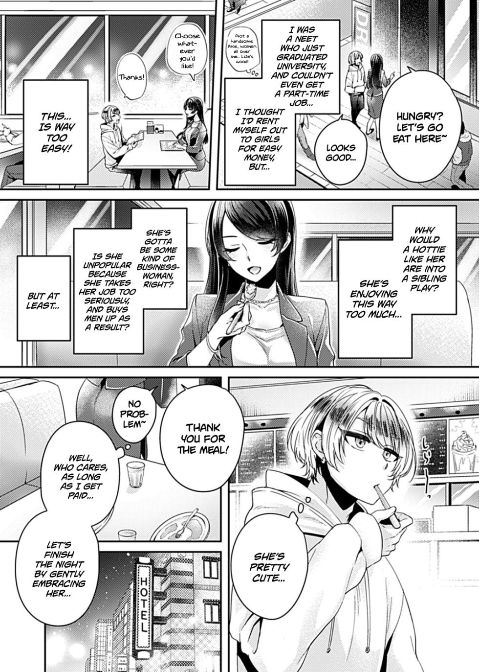 [Izumi Hachi] Anekatsu OL ~Onee-san wa Koubi ga Daisuki~ | The Big Sis Who Loves To Fuck Ch. 1 (Anekatsu OL) [English] [Ojama TL] - Page 2