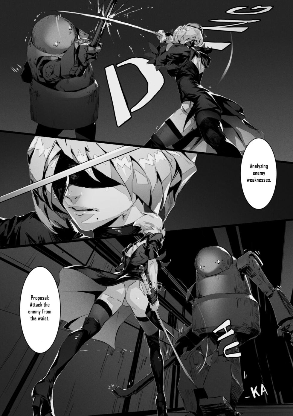 [Tyrant] 2B In Trouble Part 1-6 (NieR:Automata) - Page 3