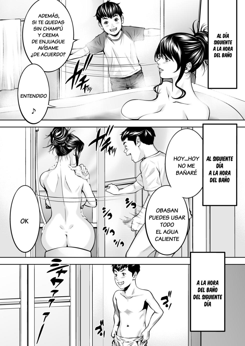 [Toshiue Onee-san Tengoku (Rogaki Tenshi, Azuma Makoto)] Boku no Oba-san Kansatsu Kiroku 2 [Spanish] - Page 13