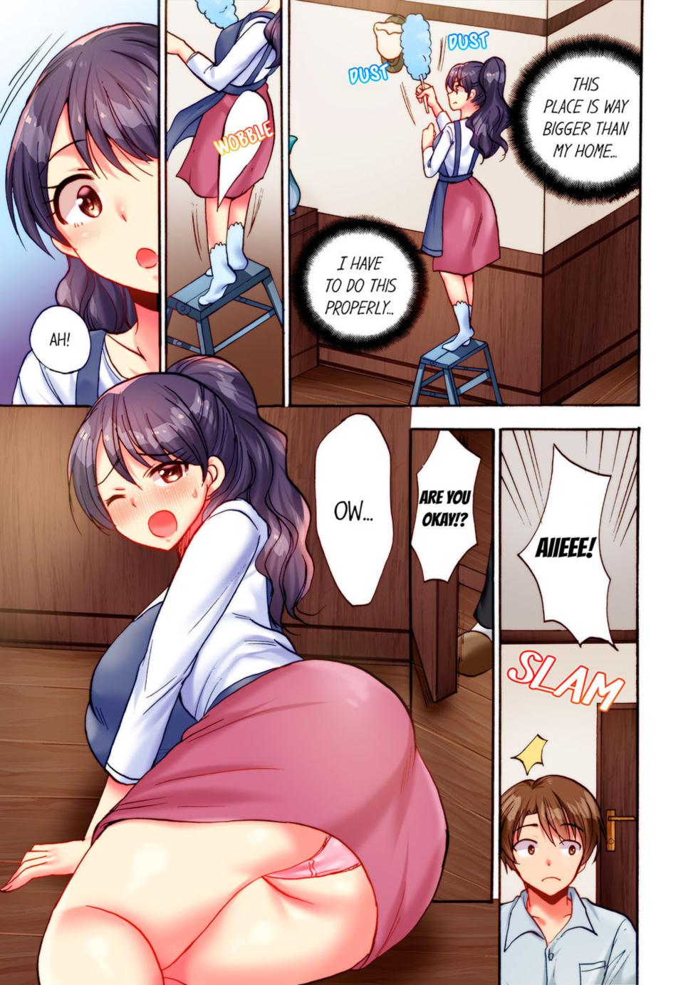 [Kotobuki Maimu] "Dame! Uwaki ni Nacchau" Sōnyū ni Yowai Hitozuma wa Shigoto chū ni Gachīki SEX | “We Can’t! It’ll Be an Affair!” Wife Who Loves Penetration Has Hardcore Sex During Work 1 [English] - Page 7