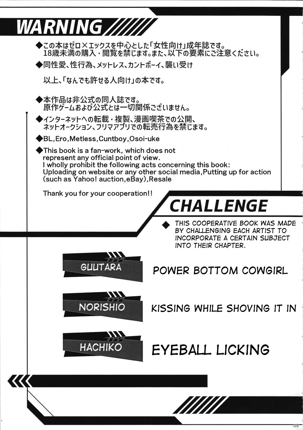 (C100) [GAIA666 (guutara, Norishio, Hachiko)] Switch On! (Mega Man X) [English] [mysterymeat3] - Page 3