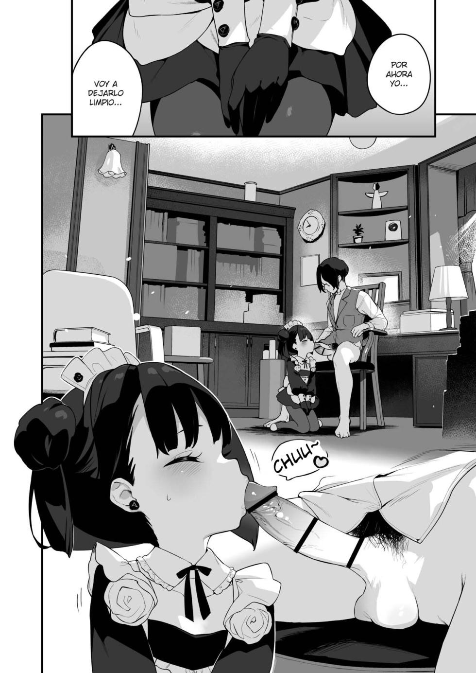 [Mothman (henreader)] Komomo wa Goshujinsama Senyo no Ryoana Nikubenki Loli Maid [Spanish] [KumaGirl Translation] - Page 4