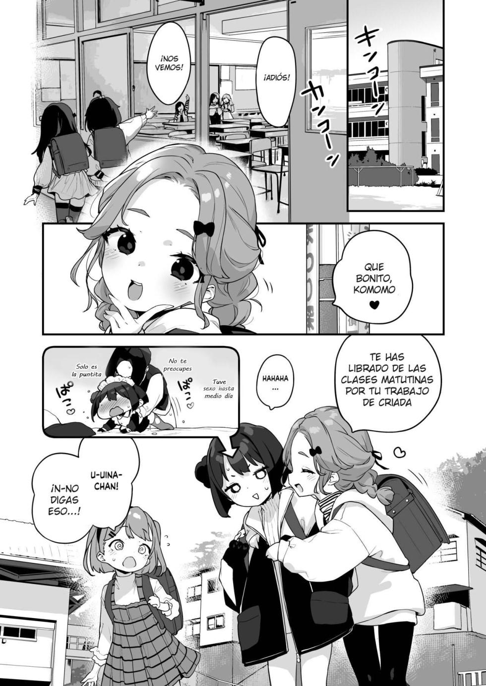 [Mothman (henreader)] Komomo wa Goshujinsama Senyo no Ryoana Nikubenki Loli Maid [Spanish] [KumaGirl Translation] - Page 8