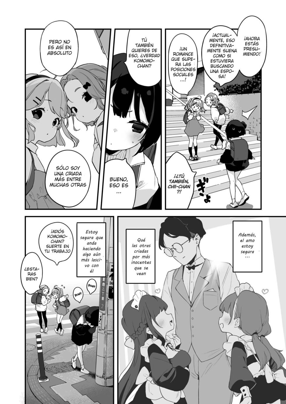 [Mothman (henreader)] Komomo wa Goshujinsama Senyo no Ryoana Nikubenki Loli Maid [Spanish] [KumaGirl Translation] - Page 10