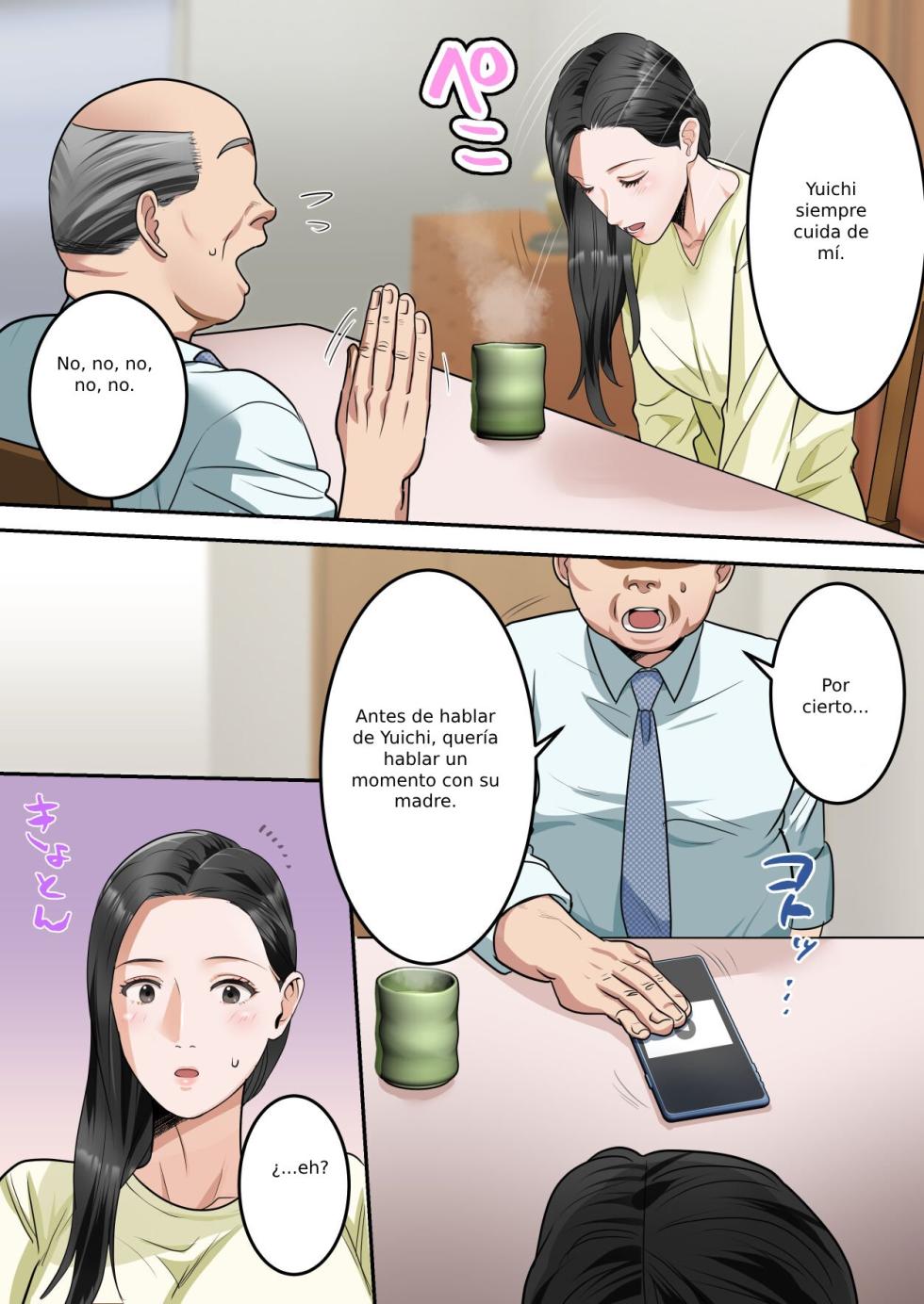 [Yuriko Club]  Boku no  Daisuki na Okaa-san  o  Tannin no Sensei ni Toraremashita [Spanish] - Page 22
