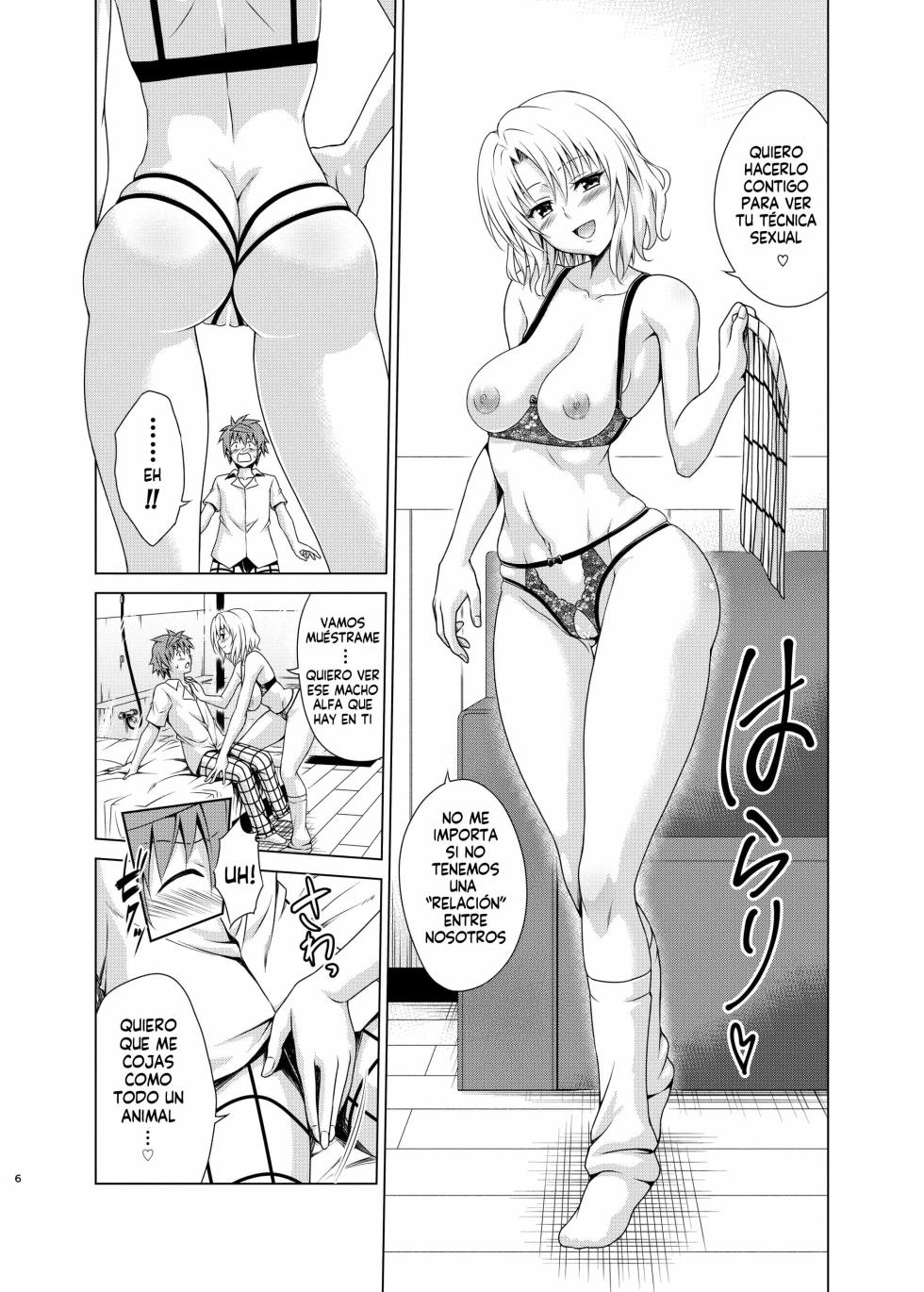 [TORA MACHINE (Kasukabe Taro)] Mezase! Harem Keikaku RX vol. 3 (To LOVE-Ru) [Digital] [Spanish] [Harenchi no Fansub] - Page 6