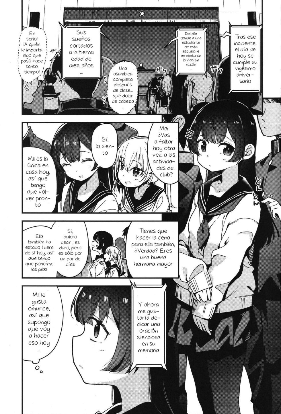(COMIC1☆21) [horonaminZ (horonamin)] Re:Rape 2*5 - Shoujo Shimai wa Okasareru [Spanish] [Hs enfermos] - Page 2