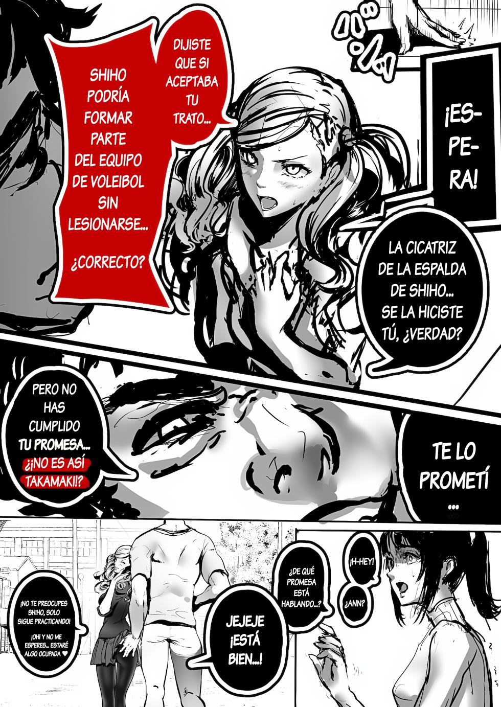 [Mishima Psycho] Persona 5if Ann Takamaki Spanish version - Page 2