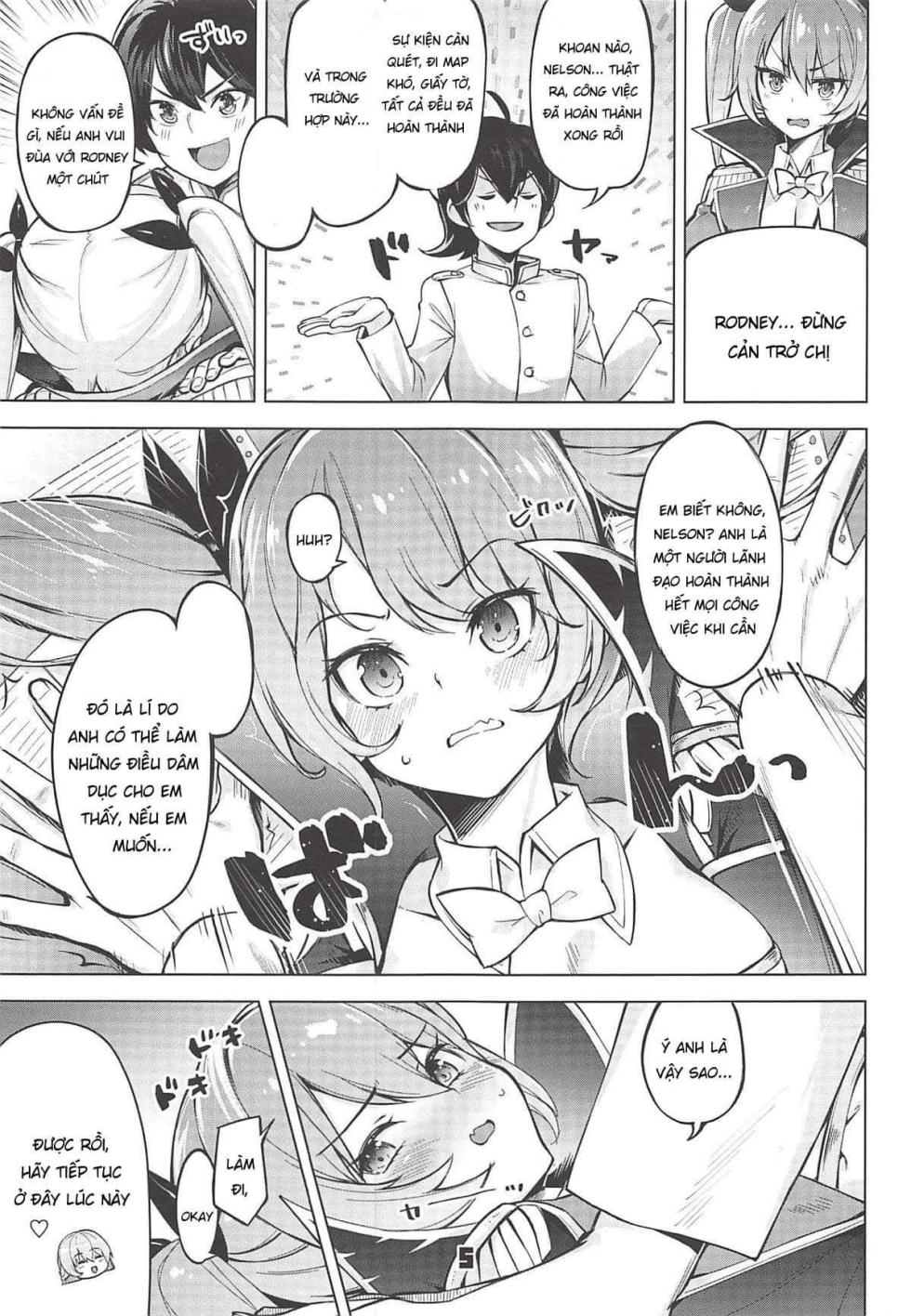 (C94) [Zombie to Yukaina Nakamatachi (Super Zombie)] Rodney Shite Nelson (Azur Lane) [Vietnamese Tiếng Việt] - Page 4