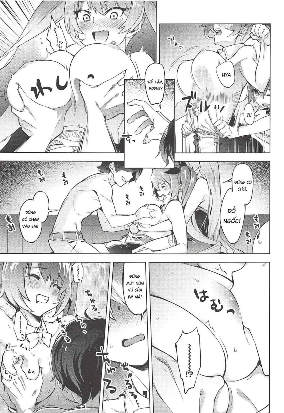 (C94) [Zombie to Yukaina Nakamatachi (Super Zombie)] Rodney Shite Nelson (Azur Lane) [Vietnamese Tiếng Việt] - Page 6