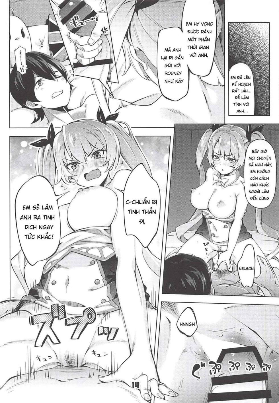 (C94) [Zombie to Yukaina Nakamatachi (Super Zombie)] Rodney Shite Nelson (Azur Lane) [Vietnamese Tiếng Việt] - Page 13