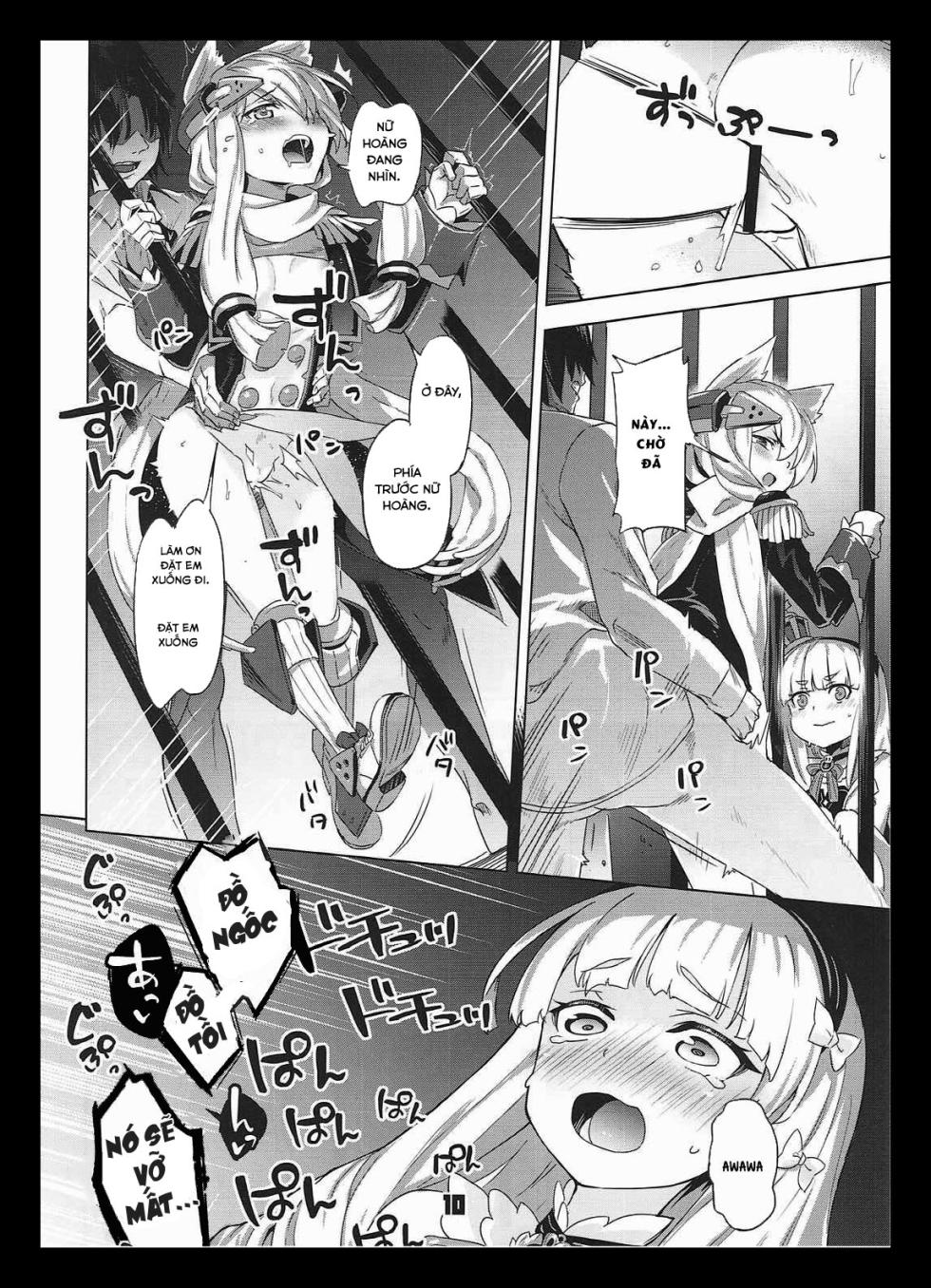 [Zombie to Yukaina Nakamatachi (Super Zombie)] Kinpatsu Manaita no Template (Azur Lane) [Vietnamese Tiếng Việt] [2018-01-14] - Page 9