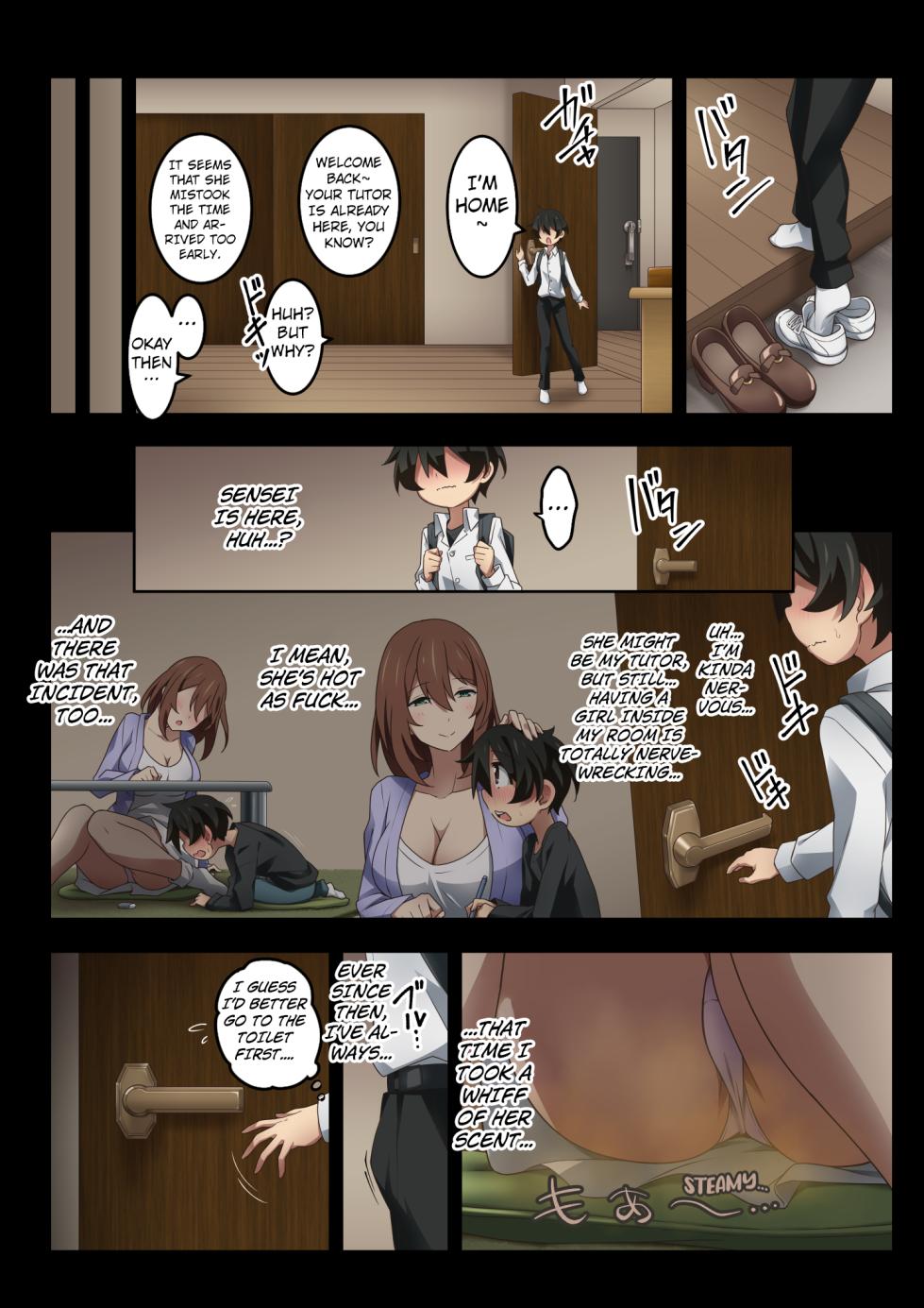 [Kaori no Chikara (Kaze no Koe)] Boku wa Katei Kyoushi no Sensei no Gas Nuki Gakari | I'm in Charge of Helping My Private Tutor Pass Her Gas [English] [Kuraudo] - Page 16