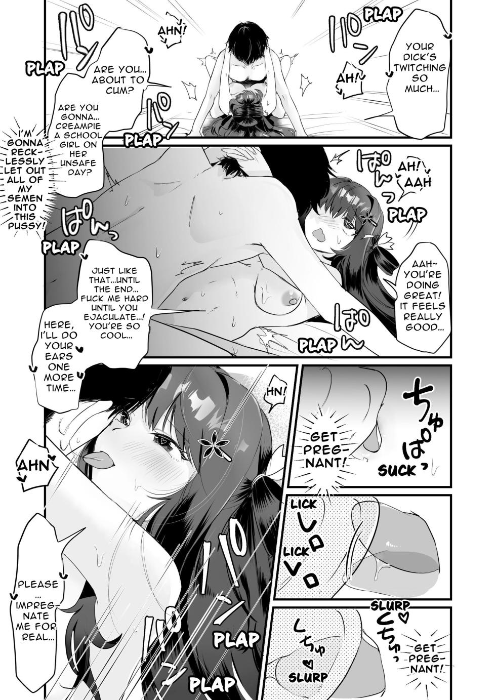 [Whisp (Wada-chin)] Isshūkan, gen'eki JK to o ma n ko mansai no dōsei [English] [tsuyoshi] - Page 30