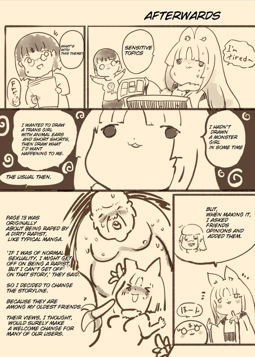 [YaseumaLo-RU (Teishoku, Netsuki Noyoto)] Feminized Introvert Becomes Saogami's Obedient Kemomimi Slut [English] - Page 40