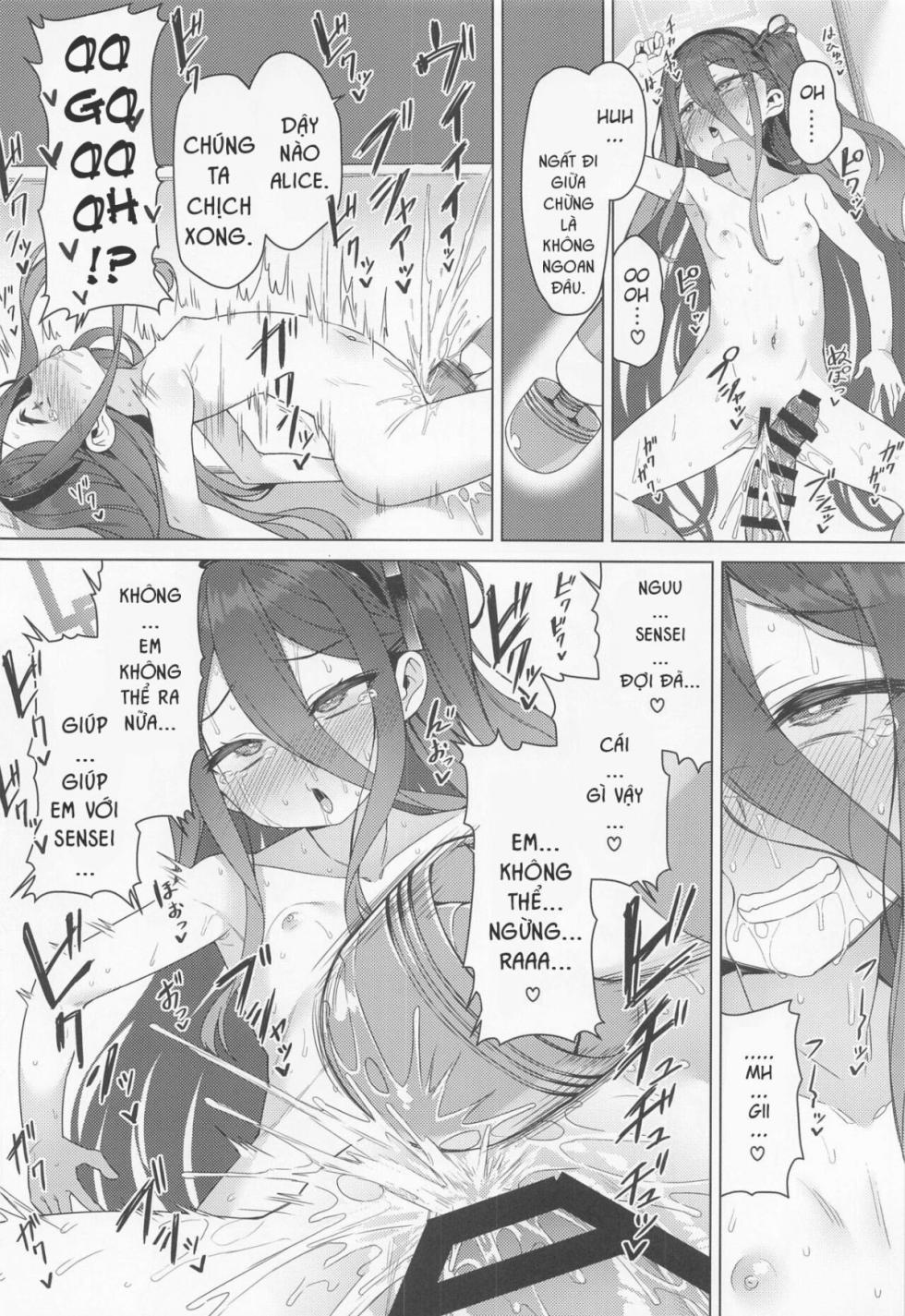 (C100) [Monochrome Circuit (racer)] Alice wa Densetsu no Soubi o Te ni Ireta. | Alice đã có được trang bị huyền thoại. (Blue Archive) [Vietnamese Tiếng Việt] - Page 17