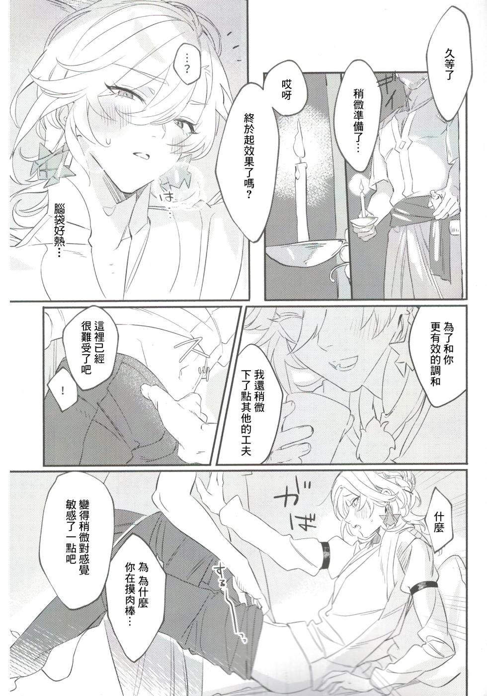 (Chou Kami no Eichi 2023) [Shotoro (Toroo)] Hito ni wa Yasashiku (Genshin Impact) [Chinese] [真不可视汉化组] - Page 10