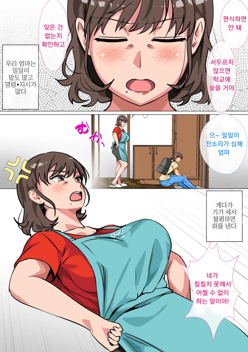 [Circle Spice] Ousama Game no Meirei de Haha to Sex Shita Hanashi | 왕게임으로 명령해서 엄마랑 섹스한 이야기 [Korean] - Page 3