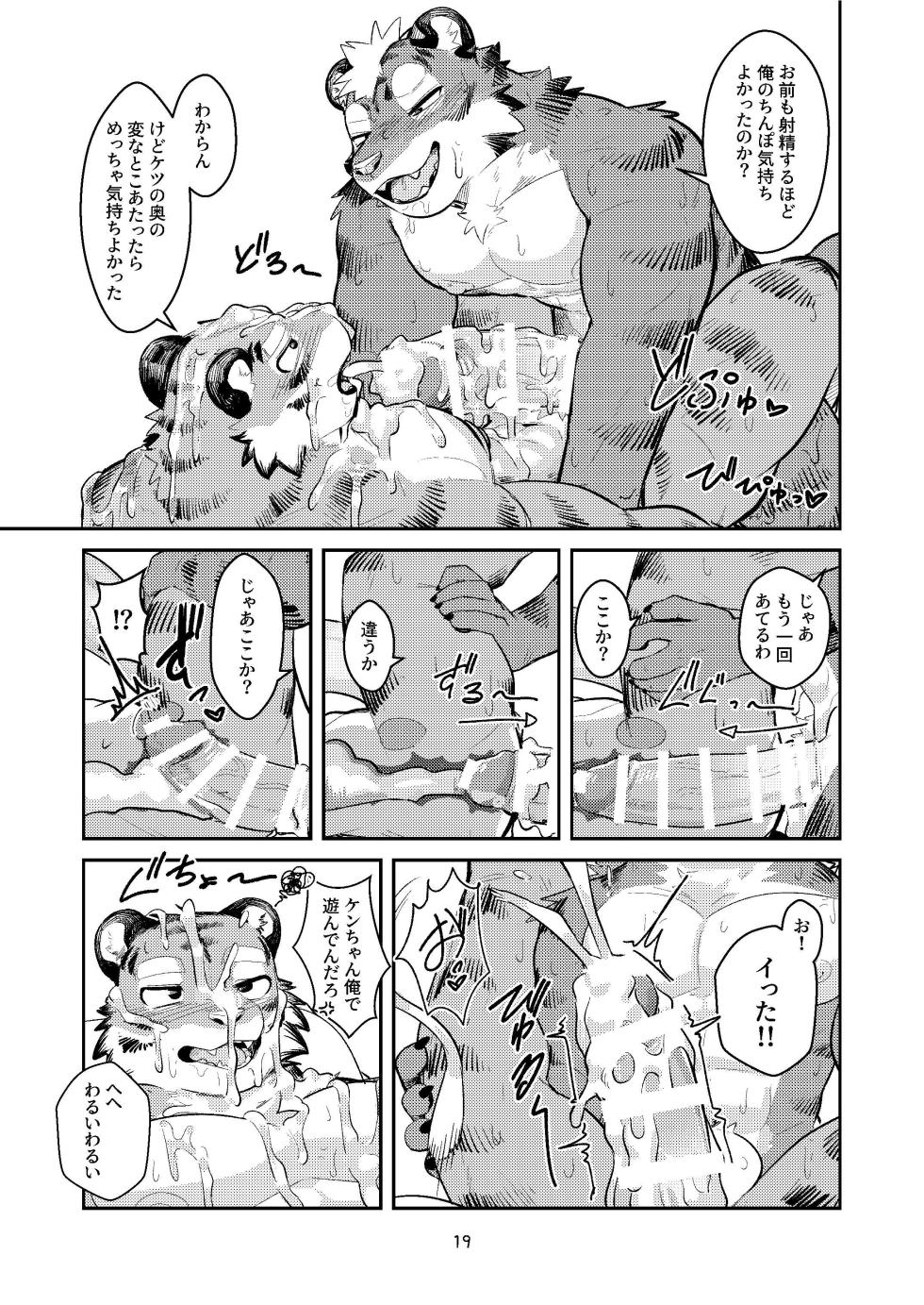 (Shinshun Kemoket 10) [Zerozero (Uro)] Hajimete wa Tora no Ana de! - Page 19
