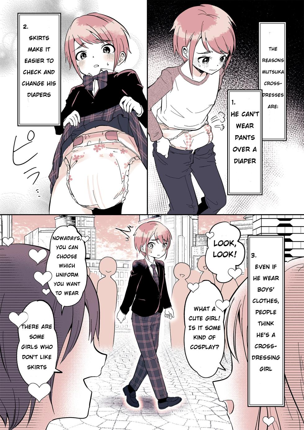 [Chijoku An (Momochamaru)]Diaper doy Mutsuka’s daily life[English] - Page 4