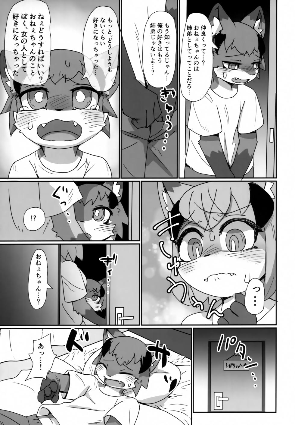 (Kemoket 14) [Poison Squid (Su1ka)] Love or Hate - Page 12