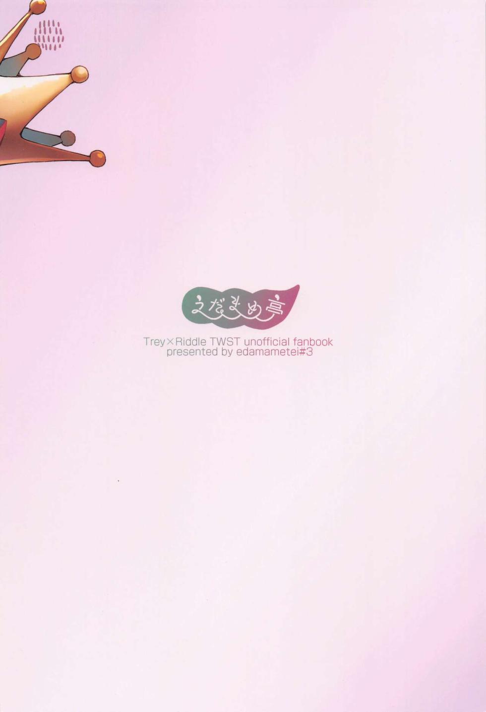 (Sumire to Bara to Amai Kimi Hoshi ni Negai o. 2022) [Edamametei (Uko)] Uchi no Ryouchou to Fukuryouchou ga Sex nante Suruhazunai daro (Disney Twisted Wonderland) [Chinese] - Page 18