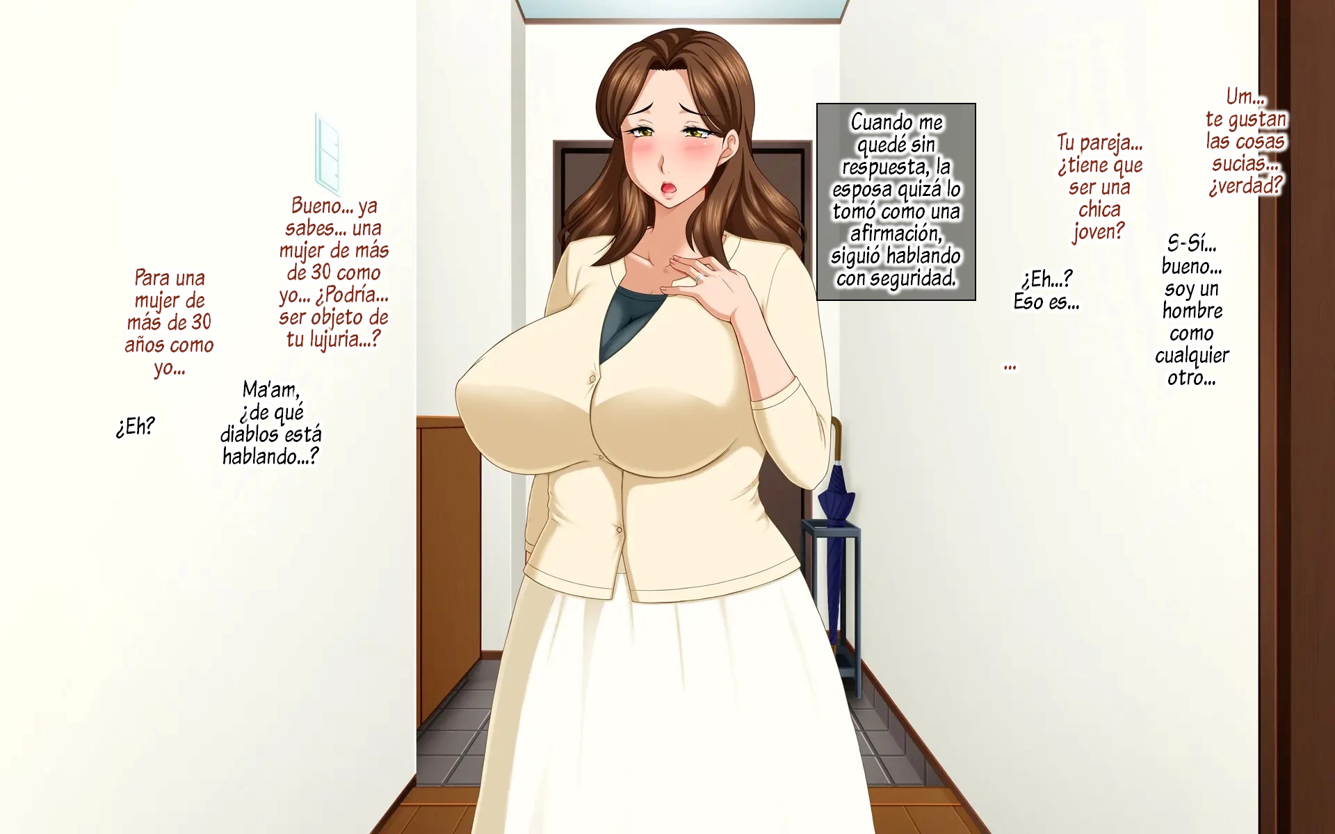 [FakeReal (Tomite)] Hitozuma Kousai ~Yokkyuu Fuman na Futari no Hitozuma~ [Spanish] - Page 10