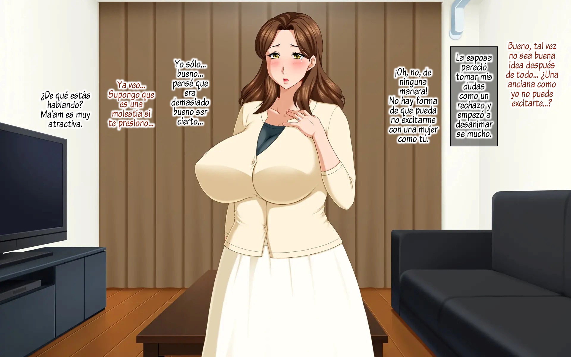 [FakeReal (Tomite)] Hitozuma Kousai ~Yokkyuu Fuman na Futari no Hitozuma~ [Spanish] - Page 12