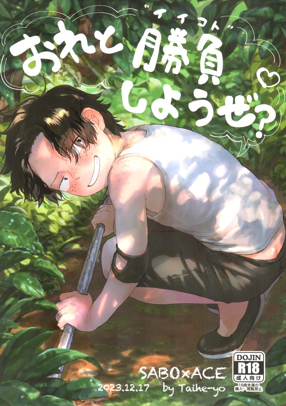 [Hamachi Rinkai Koen (Taihe-yo)] Ore to Shoubu Shiyou Ze? (ONE PIECE) - Page 1