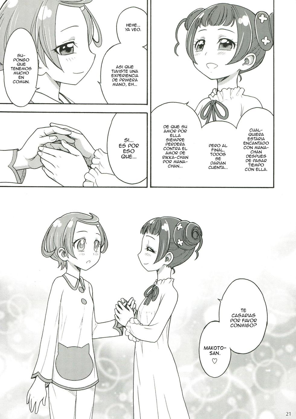 (C85) [JAM KINGDOM (Jam Ouji)] Dokidoki! Futanari Otomari Kai (Dokidoki! PreCure)  [Spanish] [Elmoedela8] - Page 21