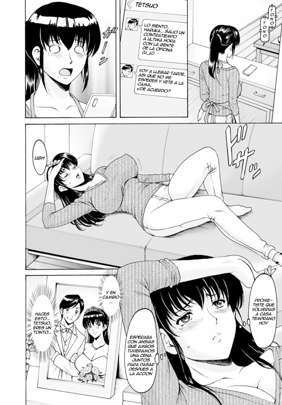 [Hoshino Ryuichi] Sennou NetorareTsuma Haruka | La Esposa Hipnotizada Haruka la Infiel [Spanish]  [Digital] [Ongoing] - Page 9