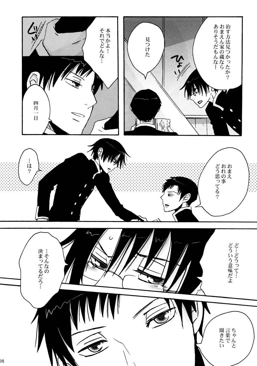 (SUPER17) [Zerohaku (Fuji Mako)] Dame! (XXXHOLiC) - Page 8