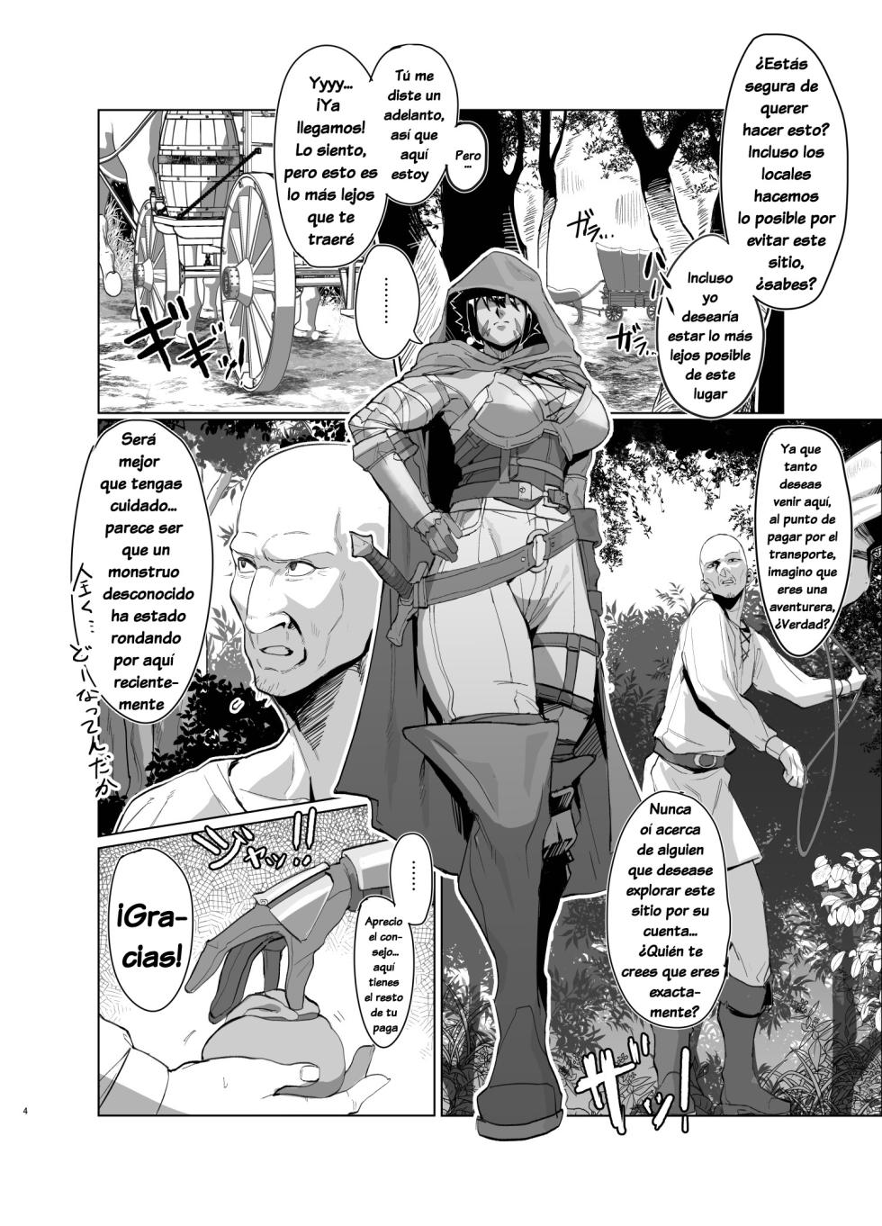 [Kugara] Ayaushi jo senshi-san | Una Mujer Guerrera en Problemas (Spanish) [kalock] - Page 3