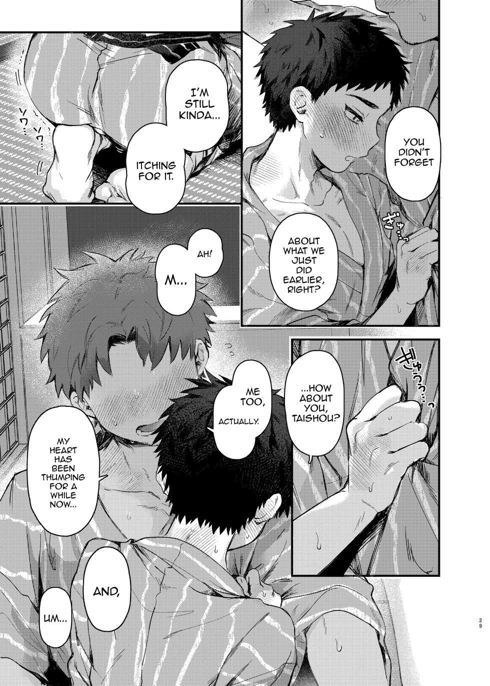 [Ebiharami (Yoruge)] Taishou, Nani mo Shinakute Ii no ka (Touken Ranbu) [English] [mysterymeat3] [Digital] - Page 28